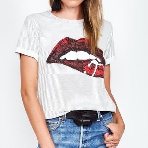 Limp Pierced Biting Lip